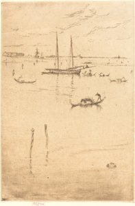 小泻湖，1879年至1880年。 作者 詹姆斯·阿博特·麦克尼尔·惠斯勒
