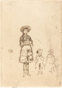 小护士》，约18861888年。 作者 詹姆斯·阿博特·麦克尼尔·惠斯勒