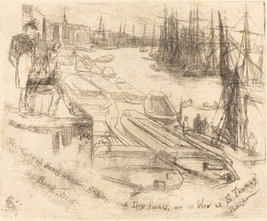小池》，1861年。 作者 詹姆斯·阿博特·麦克尼尔·惠斯勒