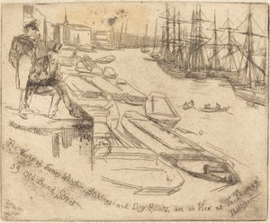 小池》，1861年。 作者 詹姆斯·阿博特·麦克尼尔·惠斯勒