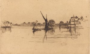 The Little Putney, No.II, 1879. 作者 詹姆斯·阿博特·麦克尼尔·惠斯勒