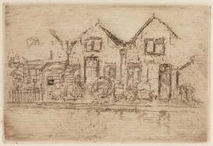 小轮车夫》，1884年。 作者 詹姆斯·阿博特·麦克尼尔·惠斯勒