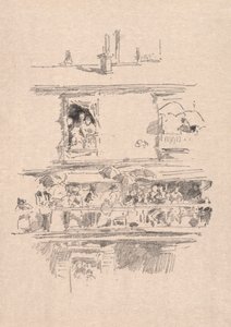 长阳台，1894年。 作者 詹姆斯·阿博特·麦克尼尔·惠斯勒