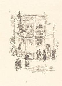 经理的窗口》，Gaiety剧院，1896年。 作者 詹姆斯·阿博特·麦克尼尔·惠斯勒