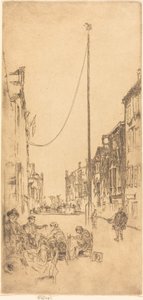 桅杆》，18791880。 作者 詹姆斯·阿博特·麦克尼尔·惠斯勒