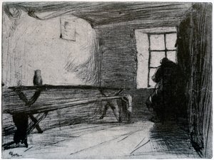 The Miser，c1851 1904年。 作者 詹姆斯·阿博特·麦克尼尔·惠斯勒
