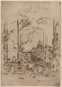 Piazzetta, 1879-1880. 作者 詹姆斯·阿博特·麦克尼尔·惠斯勒