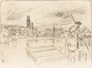 庞特号，1861年。 作者 詹姆斯·阿博特·麦克尼尔·惠斯勒