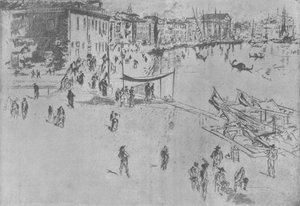 里瓦（Riva），第二，c1880，1904年 作者 詹姆斯·阿博特·麦克尼尔·惠斯勒