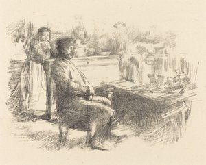 鞋匠》，1896年。 作者 詹姆斯·阿博特·麦克尼尔·惠斯勒