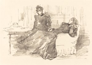 姐妹们，18941895。 作者 詹姆斯·阿博特·麦克尼尔·惠斯勒