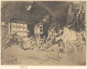 铁匠铺》，1880年。 作者 詹姆斯·阿博特·麦克尼尔·惠斯勒