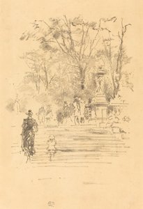 阶梯》，卢森堡，1893年。 作者 詹姆斯·阿博特·麦克尼尔·惠斯勒