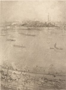 泰晤士报》，1896年。 作者 詹姆斯·阿博特·麦克尼尔·惠斯勒