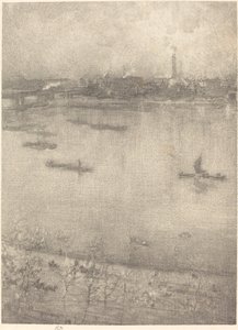 泰晤士报》，1896年。 作者 詹姆斯·阿博特·麦克尼尔·惠斯勒