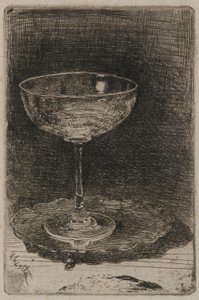 酒杯》，1858年。 作者 詹姆斯·阿博特·麦克尼尔·惠斯勒