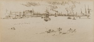 蒂尔伯里，1887年。 作者 詹姆斯·阿博特·麦克尼尔·惠斯勒