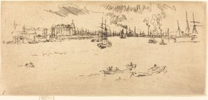 蒂尔伯里，1887年。 作者 詹姆斯·阿博特·麦克尼尔·惠斯勒
