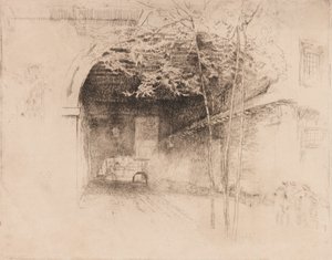 Traghetto, 1879-1880. 作者 詹姆斯·阿博特·麦克尼尔·惠斯勒