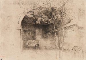 Traghetto, 1879-1880. 作者 詹姆斯·阿博特·麦克尼尔·惠斯勒