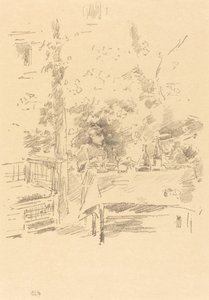 花园里的对谈》，1894年。 作者 詹姆斯·阿博特·麦克尼尔·惠斯勒