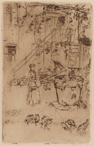 火鸡，1879-1880。 作者 詹姆斯·阿博特·麦克尼尔·惠斯勒
