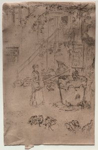 土耳其，1886年。 作者 詹姆斯·阿博特·麦克尼尔·惠斯勒