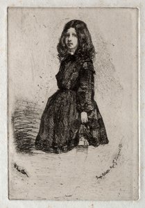 大自然的十二蚀刻：安妮，1858年。 作者 詹姆斯·阿博特·麦克尼尔·惠斯勒