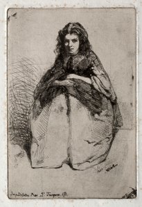 大自然的十二刻画：富美特，1858年。 作者 詹姆斯·阿博特·麦克尼尔·惠斯勒