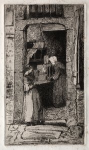 自然界的十二蚀刻：芥末商人，1858年。 作者 詹姆斯·阿博特·麦克尼尔·惠斯勒