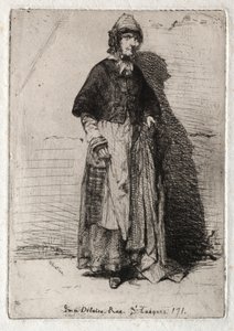 自然界的十二刻：杰拉德母亲，1858年。 作者 詹姆斯·阿博特·麦克尼尔·惠斯勒