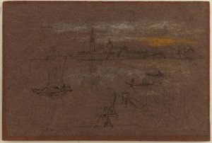 威尼斯，1880年。 作者 詹姆斯·阿博特·麦克尼尔·惠斯勒