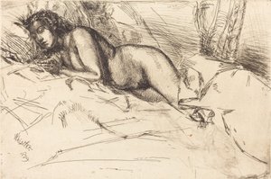 维纳斯，1859年。 作者 詹姆斯·阿博特·麦克尼尔·惠斯勒
