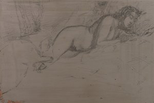 维纳斯，1859年。 作者 詹姆斯·阿博特·麦克尼尔·惠斯勒