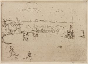 狂野的西部：演说家》，1887年。 作者 詹姆斯·阿博特·麦克尼尔·惠斯勒