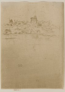 温莎纪念馆，1887年。 作者 詹姆斯·阿博特·麦克尼尔·惠斯勒