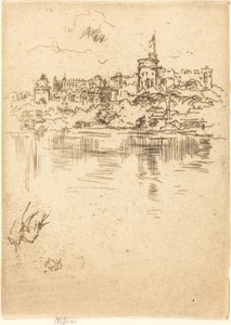 温莎，第2号，1887年。 作者 詹姆斯·阿博特·麦克尼尔·惠斯勒