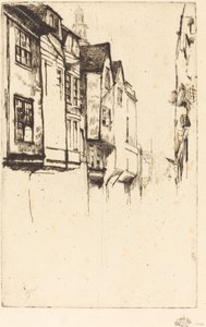 威奇街，1877年。 作者 詹姆斯·阿博特·麦克尼尔·惠斯勒