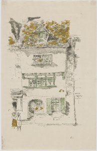 黄屋，拉尼翁，1893年（平版纸上） 作者 詹姆斯·阿博特·麦克尼尔·惠斯勒