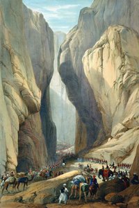 英军从达杜尔进入博朗山口，第一次英阿战争，1838-1842年