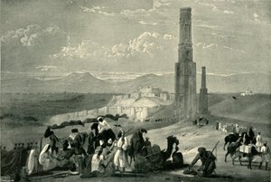 加兹尼和两个尖塔的堡垒和城堡，c1840，1901年。