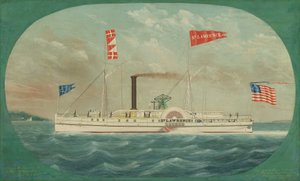 圣劳伦斯号汽船，1850年。