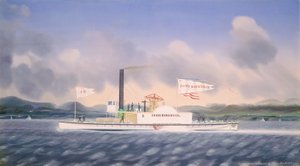 拖船约翰-伯克贝克，1854年。
