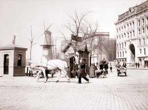 骑马的人，鹿特丹，1898年。 作者 詹姆斯·巴特金