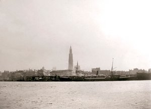 鹿特丹，1898年。 作者 詹姆斯·巴特金