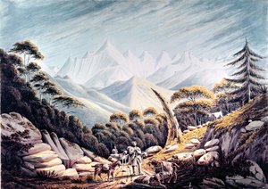 1826年喜马拉雅山脉的尼泊尔牧民