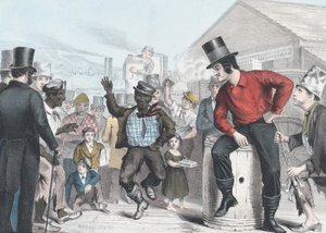 为鳗鱼跳舞，1848年。 作者 詹姆斯·布朗