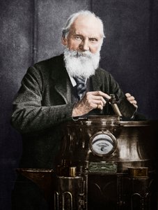 苏格兰数学家和物理学家开尔文勋爵（Lord Kelvin）带着罗盘，1902年 作者 詹姆斯·克雷格·安南