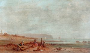 在法国海岸，1880年 作者 詹姆斯·卡利特