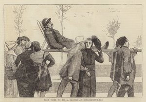 送回家去死，在滨海布洛涅（Boulogne-sur-Mer）的素描 作者 詹姆斯·德罗姆哥·林顿